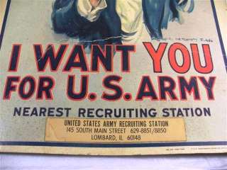 Want You for U.S. Army Poster 1968  