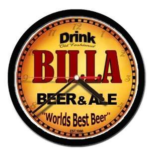  BILLA beer and ale cerveza wall clock 