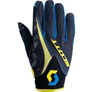  Scott Tech 250 Series Gloves   Small/Black/Blue 