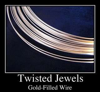 You choose the gauge of 14K Gold Filled Round Dead Soft Wire Simply 