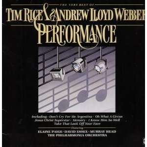   LP (VINYL) UK TELSTAR 1985 TIM RICE AND ANDREW LLOYD WEBBER Music