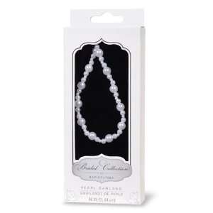  36 Inch David Tutera Mixed Pearl Garland   White 