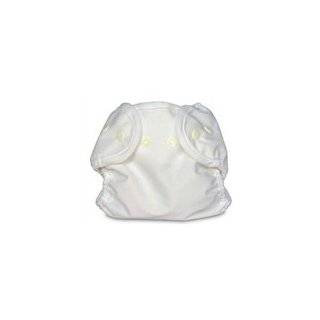 Bummis Super Snap Diaper Cover, White, Newborn