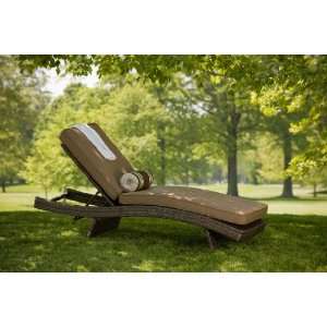  The Marni Collection All Weather Wicker Chaise Lounge With 