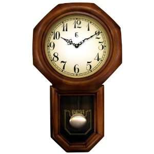  Geneva Schoolhouse Pendulum Wall Clock With Westminster 