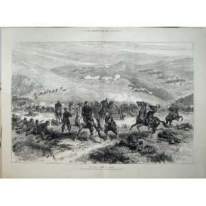  1877 War Battle Taghir Turkish Army Asia Horses Soldier 