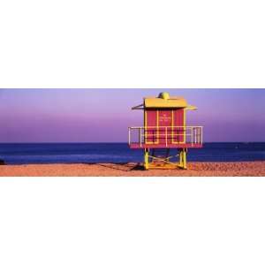  Lifeguard Hut, Miami Beach, Florida, USA Photographic 