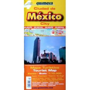  Mexico City Visitors Street Map & Guide QUIMERA Quimera 