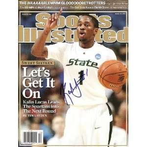 Kalin Lucas Signed Michigan State Sports Illustrated