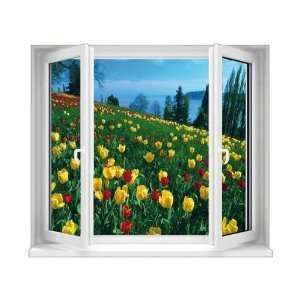   sticker with view on the tulips 125 x 100 cm Arts, Crafts & Sewing