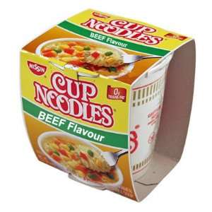 Cup O Noodle Beef 2.5 oz. (12 Pots)  Grocery & Gourmet 
