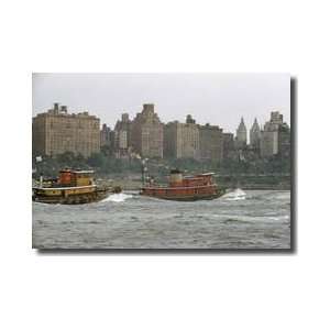 Tugboats Hudson River New York New York Giclee Print 