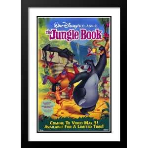  The Jungle Book 20x26 Framed and Double Matted Movie 