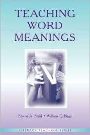 Teaching Word Meanings, (0805843639), Steven A. Stahl, Textbooks 