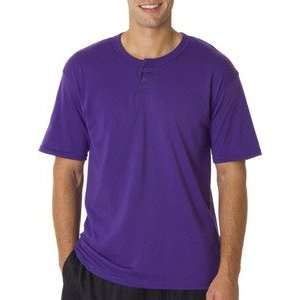  Badger Sportswear Adult Short Sleeve Henley T Shirt. 7927 