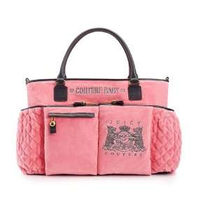    Juicy Couture   Scottie Embroidery Baby Bag   Pink Candy Baby
