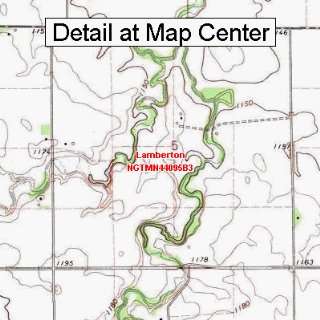  USGS Topographic Quadrangle Map   Lamberton, Minnesota 