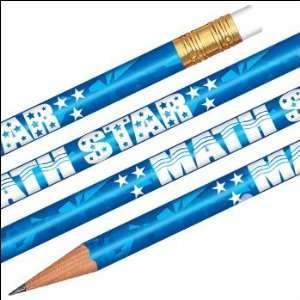  Foil Math Star Pencils   144 per set