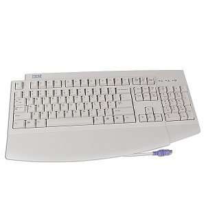  104 Key PS2 IBM Active Response Keyb Pearl with Palm Rest 