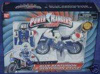Power Rangers Turbo Deluxe Blue Senturion & Cycle New  