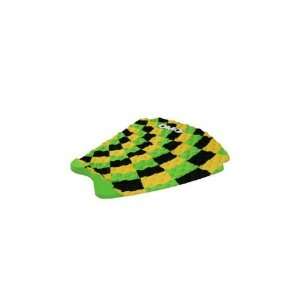 On A Mission OAM Taylor Knox 3D Surfing Traction Deck Pad in Yellow 