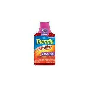  Theraflu Warming Relief Flu & Sore Throat Syrup Cherry 8 