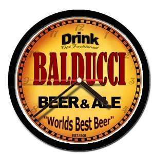  BALDUCCI beer and ale wall clock 