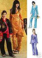 Girls Oriental Asian Robe 7 14 Pattern McCalls 5208 OOP  