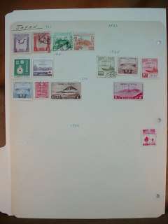 JAPAN ASIA Asian Japanese 1920s/30s STAMPS Page from Old Collection 
