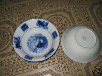 china blue carp lg noodle soup porcelain bowls 8 in  