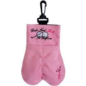  MySack for Girls   Pink Golf Ball Sack with 2 Pink Golf 