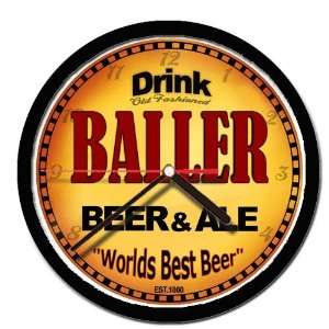  BALLER beer and ale wall clock 