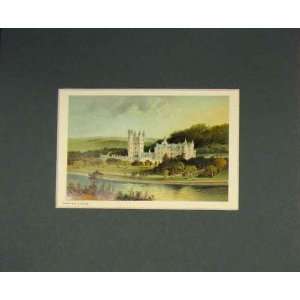    1840 Hand Coloured Print View Balmoral Castle River