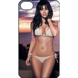  Kim Kardashian iPhone 4 iPhone4 Black Designer Hard Case 