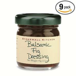 Stonewall Kitchen Balsamic Fig Dressing, Single Serve, 1.3 Ounce (Pack 
