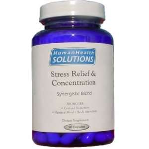 Stress Relief & Concentration   Herbal Supplement for Stress Reduction 