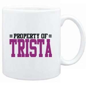  Mug White  Property of Trista  Female Names Sports 