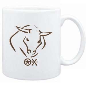  Mug White  Ox  Zodiacs