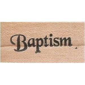  Baptism Wood Mounted Rubber Stamp (LH1026) Everything 