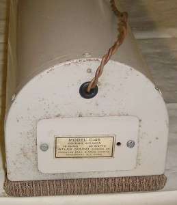 Vintage Atlas Sound Column Speaker C 46 Tests OK  