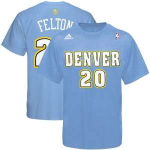  NBA adidas Raymond Felton Denver Nuggets #20 Net Number T 