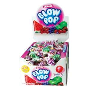 Charms Blow Pops, Assorted Pops, 100 Count Lollipops (Pack of 2 