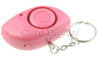 Personal Body Alarm Mini Key Chain Security Spotlight  