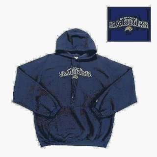  Buffalo Sabres Nhl Goalie Hooded Sweatshirt (Navy Blue 