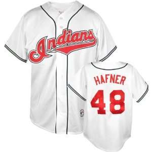 Travis Hafner Majestic MLB Home Replica Cleveland Indians Youth Jersey