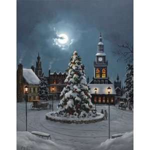 Jesse Barnes   The First Tradition of Christmas Artists Proof Canvas 