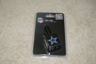 MEW TRIBECA NFL DALLAS COWBOYS Twin USB Car Charger FOR IPOD IPHONE 
