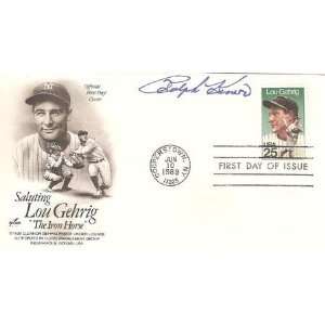  Autographed Ralph Kiner Envelope Cachet   MLB Cut 