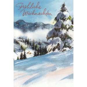  Greeting Card Christmas German Merry Christmas Translation 