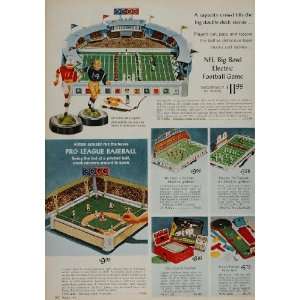   Football Baseball Golf Games   Original Print Ad